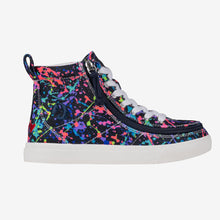 Load image into Gallery viewer, Kids&#39; Sasha Splatter BILLY Classic Lace High Tops Medium