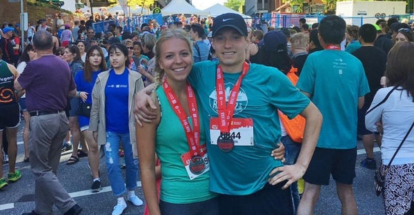 Running is woven through the York's love story