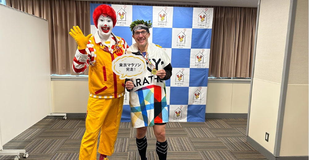 Dennis Furniss at the 2023 Tokyo Marathon.