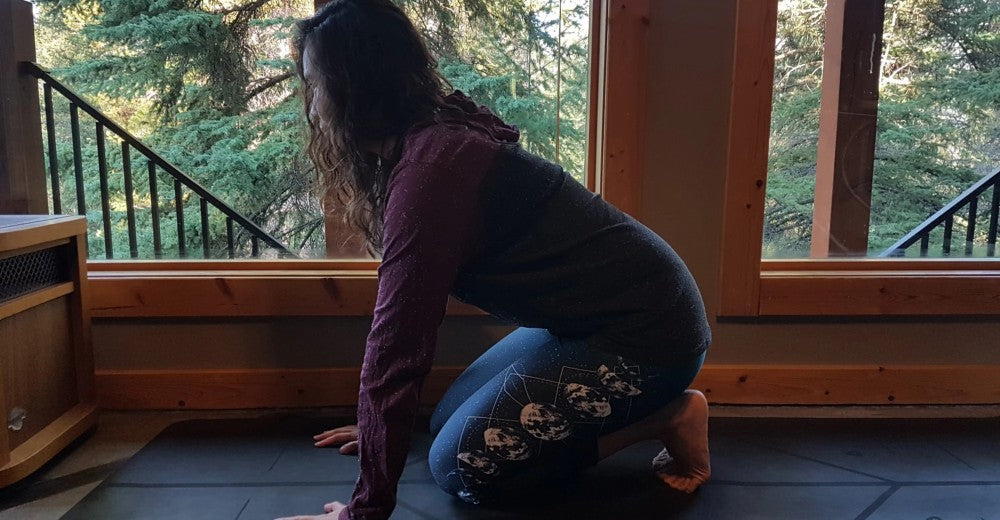 Jackie Lai demonstrates yoga for your toes.