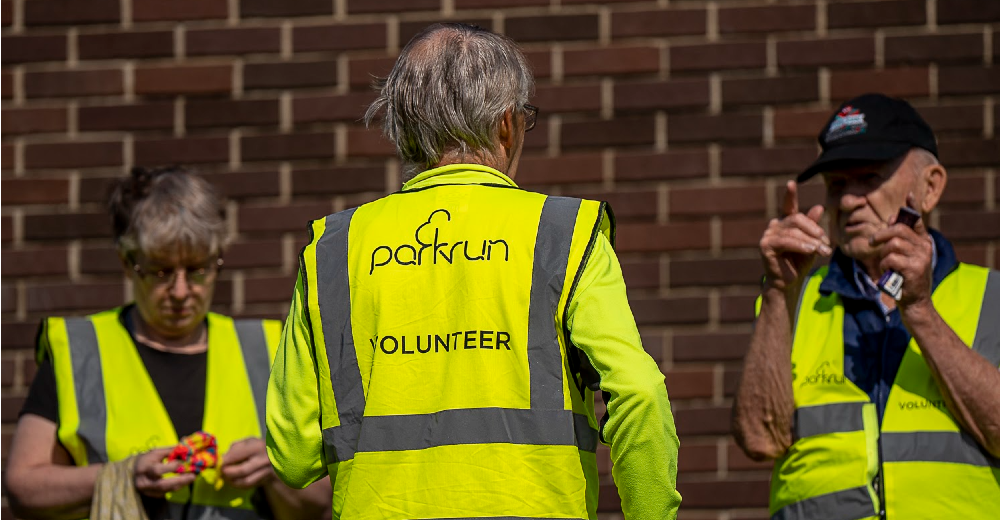 Mendel Riverbank parkrun volunteers.