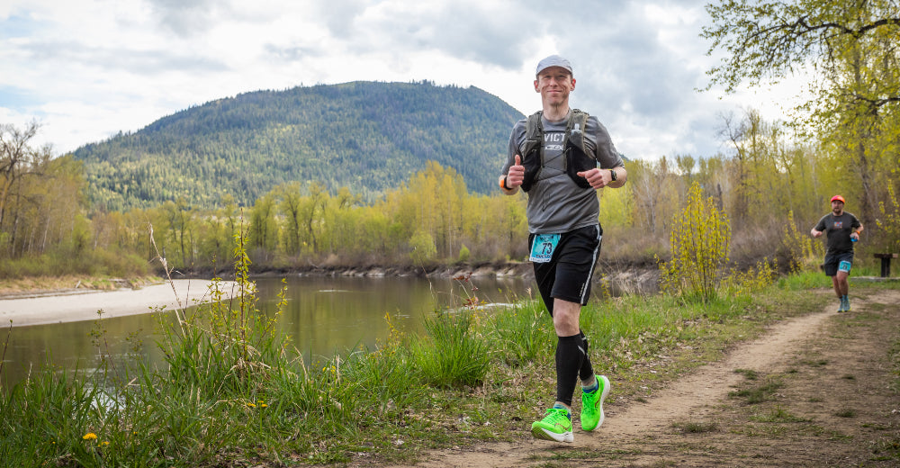 Preston Schaffer competes in the 2024 BC Backyard Ultra.