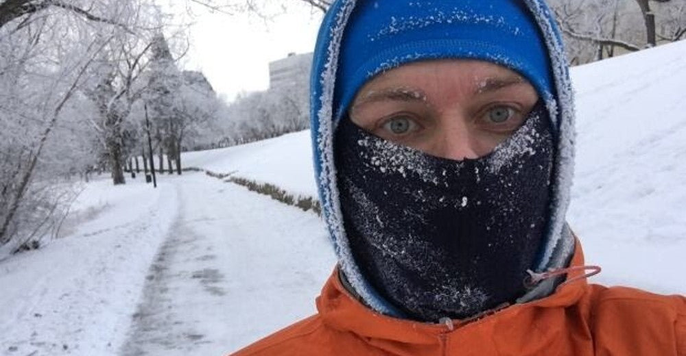 Jason Warick on a winter run.