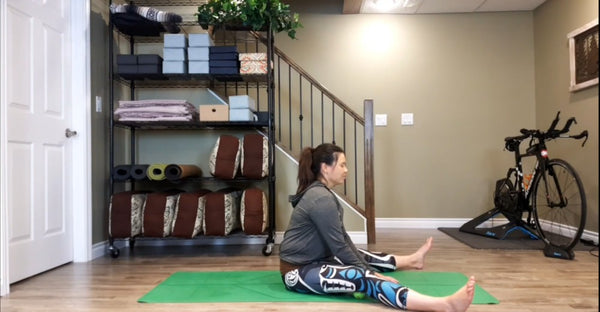 Yoga for Runners: Self-myofacial release for tight hamstrings