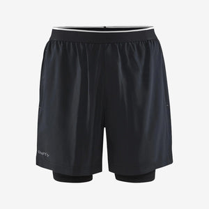 Men's ADV Essence Perforated 2n1 Stretch Shorts (Black)