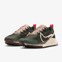 Load image into Gallery viewer, Women&#39;s Nike React Pegasus Trail 4 (Sequoia/Guava Ice-Amber Brown)