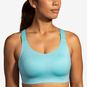 Dare Racerback Run Sports Bra (Aqua)