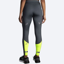 Load image into Gallery viewer, Women&#39;s Run Visible Thermal Tight (Asphalt/Nightlife)