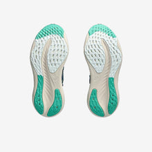 Load image into Gallery viewer, Women&#39;s Gel-Nimbus 26 Wide D (Blue Expanse/Aurora Green)