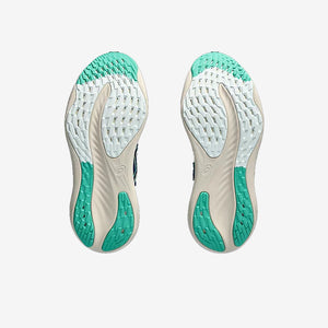 Women's Gel-Nimbus 26 Wide D (Blue Expanse/Aurora Green)