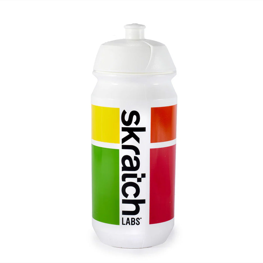 Skratch Labs - Tacx Water Bottle: White + Blocks (500 ml)