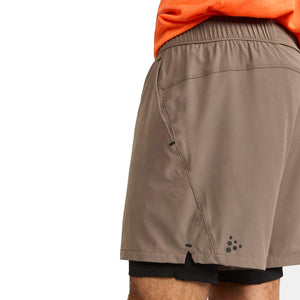 Men's ADV Essence 2n1 Stretch Shorts (Dark Clay)