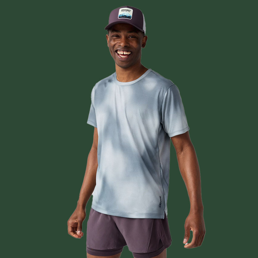 Men's Brooks Dash Short Sleeve Printed