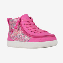 Load image into Gallery viewer, Toddler Fuchsia Snake BILLY Classic D|R II High Tops Wide