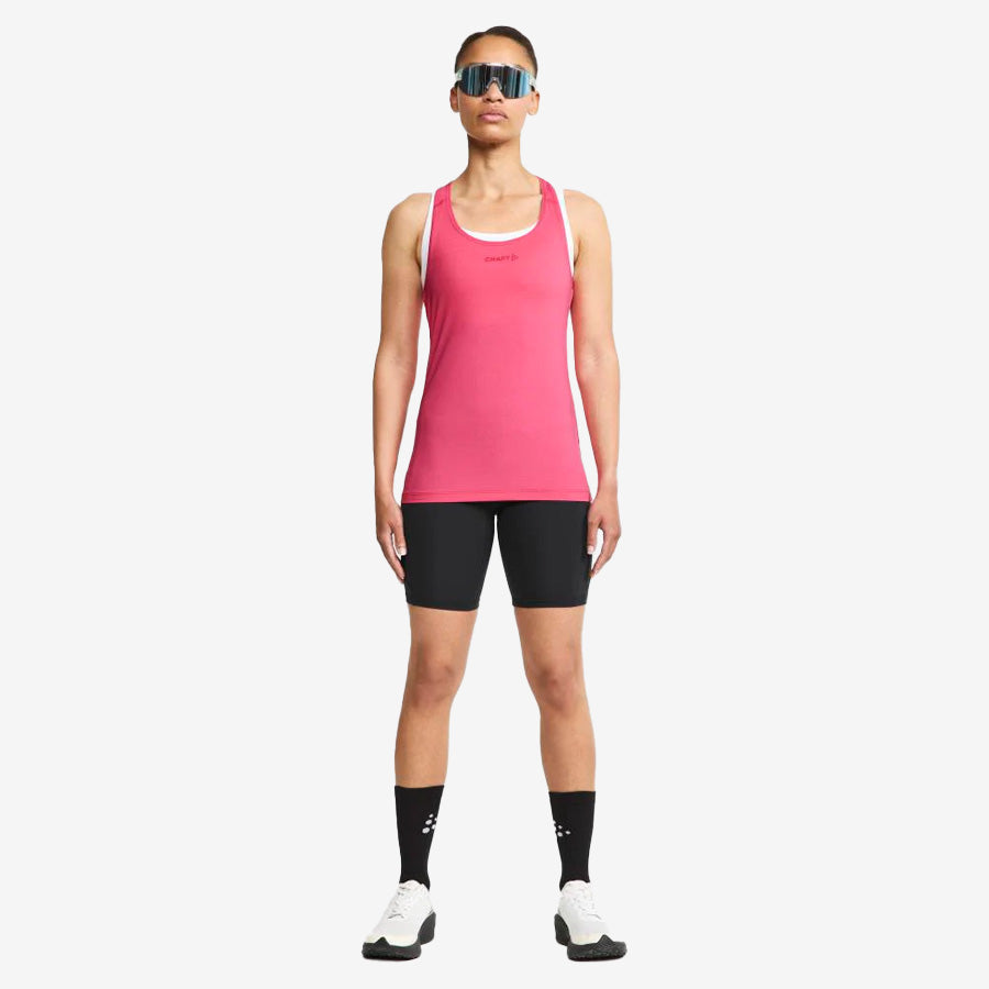 Women's Essence Singlet (Fuchsia)