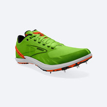 Load image into Gallery viewer, Brooks Unisex Draft XC (Green Gecko/Red Orange/White)