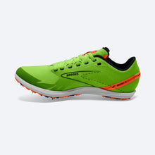 Load image into Gallery viewer, Brooks Unisex Draft XC (Green Gecko/Red Orange/White)