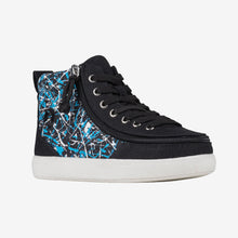 Load image into Gallery viewer, Kids&#39; Black Graffiti BILLY Classic D|R II High Tops X-Wide