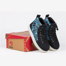 Load image into Gallery viewer, Kids&#39; Black Graffiti BILLY Classic D|R II High Tops X-Wide