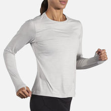 Load image into Gallery viewer, Women&#39;s Luxe Long Sleeve (Heather Light Ash)