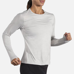 Women's Luxe Long Sleeve (Heather Light Ash)