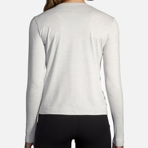 Women's Luxe Long Sleeve (Heather Light Ash)