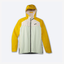 Load image into Gallery viewer, Men&#39;s High Point Waterproof Jacket (Glacier Green/Ecru/Lemon)