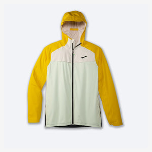 Men's High Point Waterproof Jacket (Glacier Green/Ecru/Lemon)
