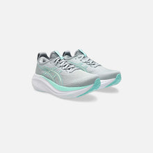 Load image into Gallery viewer, Womens Gel Nimbus 27 (Piedmont Grey/Iluminate Mint)