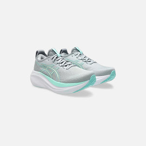 Womens Gel Nimbus 27 (Piedmont Grey/Iluminate Mint)