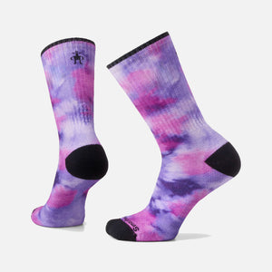 Athletic Far Out Tie Dye Print Crew Socks