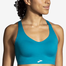 Load image into Gallery viewer, Brooks Dare Strappy Run Bra (Lagoon)