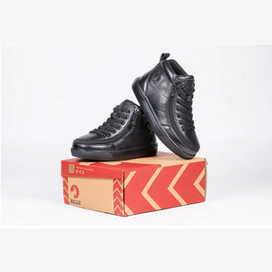 Kid's D|R Leather High Wide (Black)