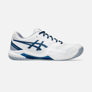 Men's Gel-Dedicate 8 Wide 2E (White/Mako Blue)