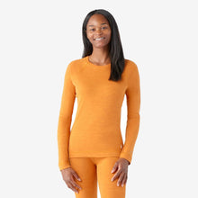 Load image into Gallery viewer, Women&#39;s Classic Thermal Merino Base Layer Crew (Marmalade Heather)