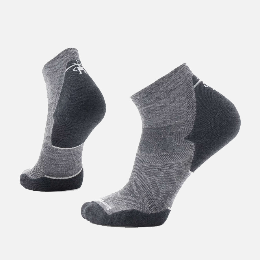 Run Targeted Cushion Ankle Socks (Medium Gray)