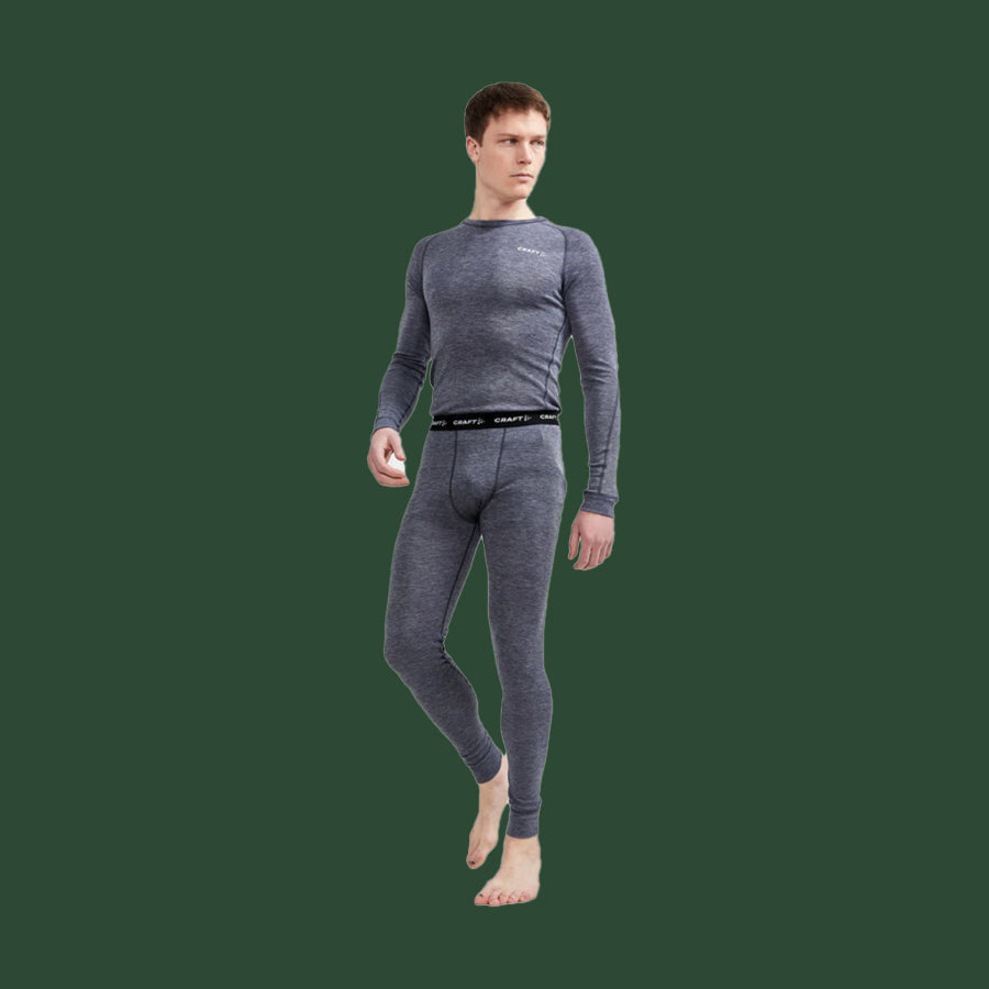 Men's Core Wool Merino Set (Blaze Melange)