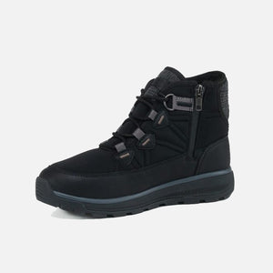 Women's NexGrip Ice Wonder Mid Wide 2E (Black Repel Leather)