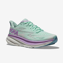 Load image into Gallery viewer, Women&#39;s Clifton 9 (Sunlit Ocean/Lilac Mist)
