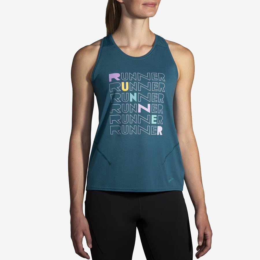 Women's Distance Tank 3.0 (Moroccan Blue/Runner)