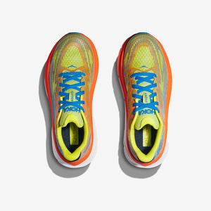 Youth Clifton 9 (Electric Blue/Vibrant Orange)