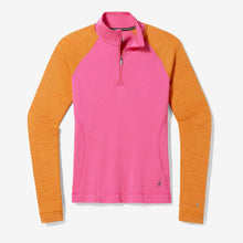 Load image into Gallery viewer, Women&#39;s Classic Thermal Merino Base Layer 1/4 Zip (Power Pink)
