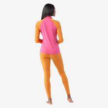 Load image into Gallery viewer, Women&#39;s Classic Thermal Merino Base Layer 1/4 Zip (Power Pink)