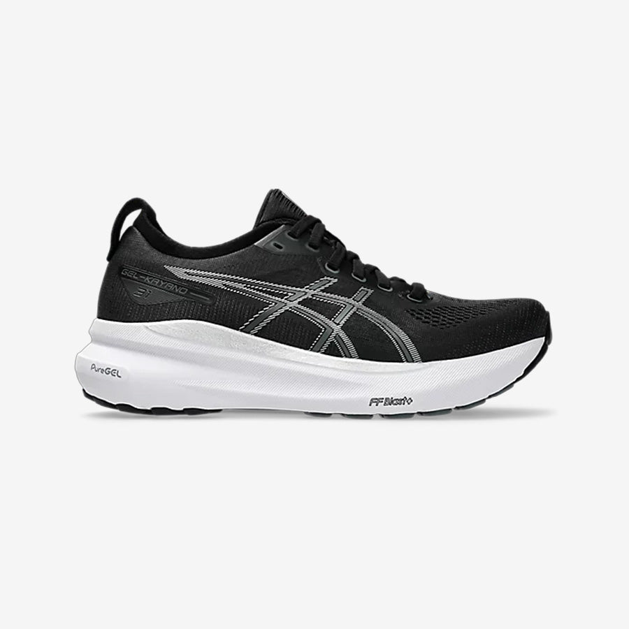 Women's Gel-Kayano 31 Narrow 2A (Black/Pure Silver)