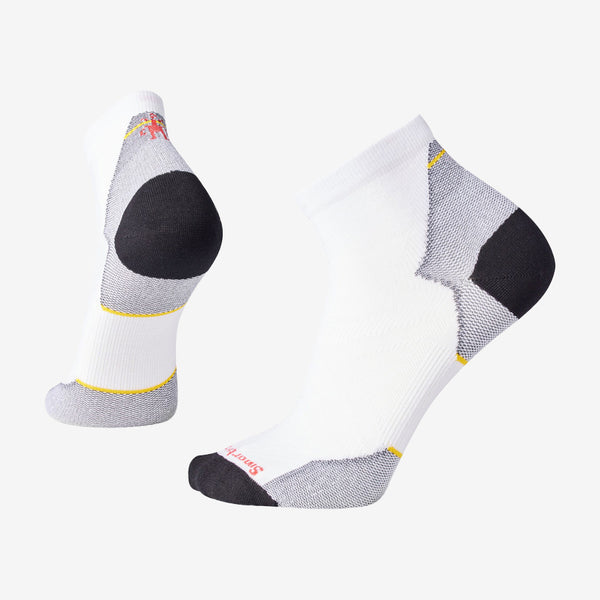 Run Zero Cushion Ankle Socks (White)