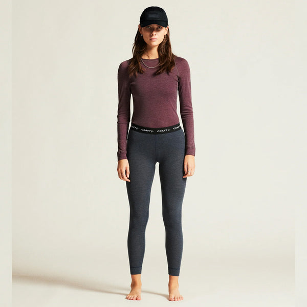 Women's Core Wool Merino Set (Rouge Melange)