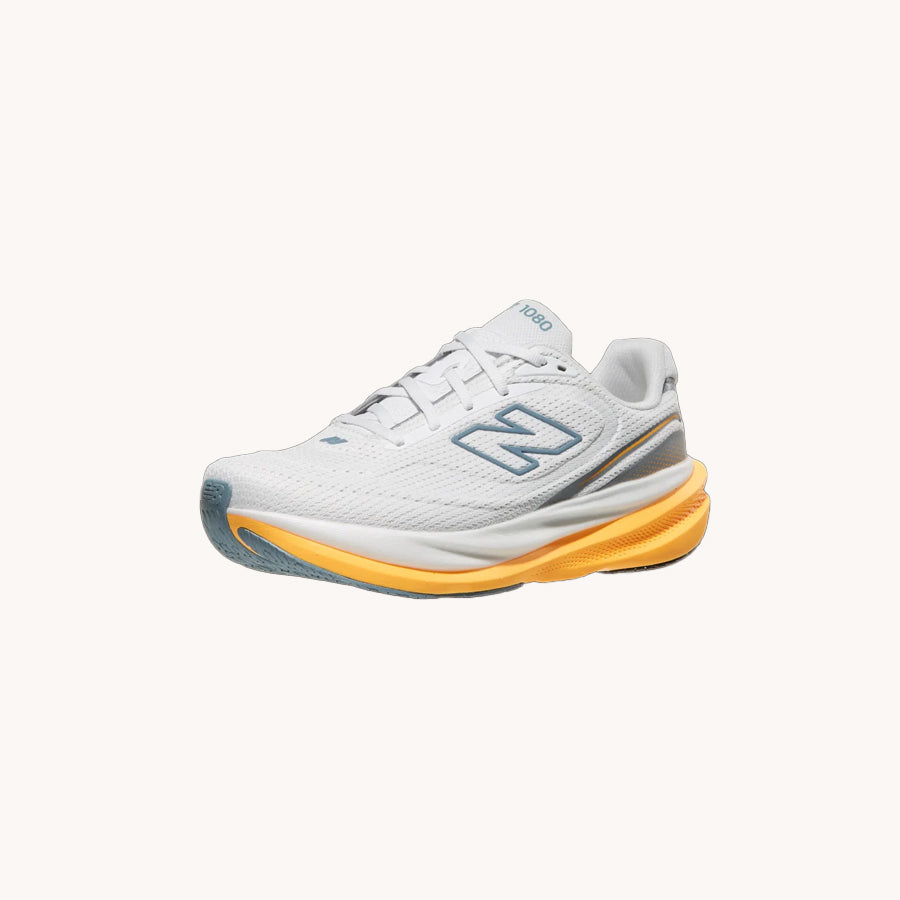 Men's New Balance X Fresh Foam 1080v15 White/Satsuma Orange