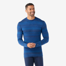 Load image into Gallery viewer, Men&#39;s Classic Thermal Merino Base Layer Crew (Deep Navy Colour Shift)