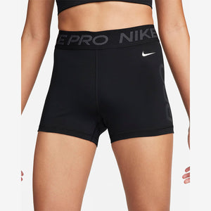 Women's Nike Mid-Rise 3" Graphic Shorts (Black)