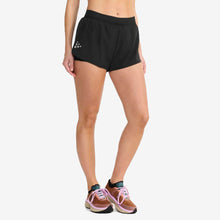 Load image into Gallery viewer, Women&#39;s PRO Hypervent Split Shorts 2 (Black)